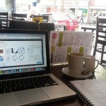 Flexible working from the cafe