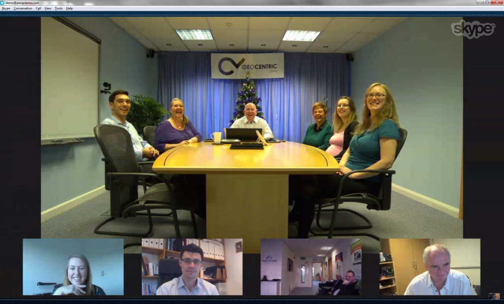 Skype, Pexip and Cisco in Video Conferencing Call