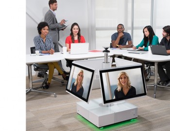 Polycom RealPresence Centro in the middle of a room