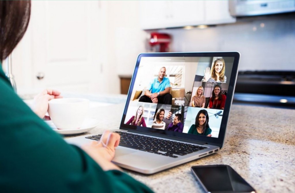 Lifesize Cloud with Multipoint Conference on Laptop