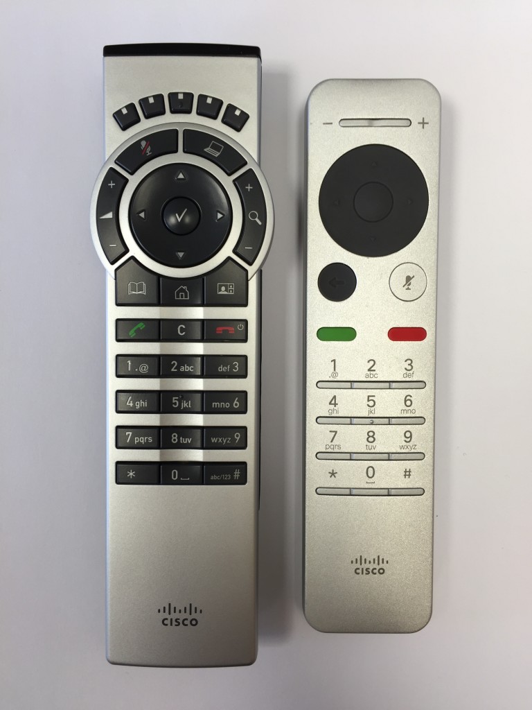 Cisco TRC5 vs TRC6 remote control