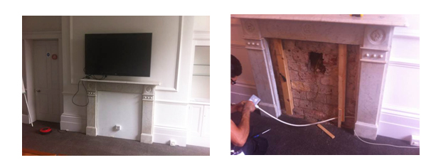 Before VideoCentric Installation into Grade II listed building