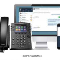 8x8 Virtual Office with Polycom Handset and mobile apps