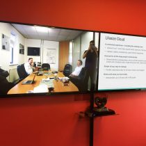 Ligentia Video Conferencing Dual Screen Installation