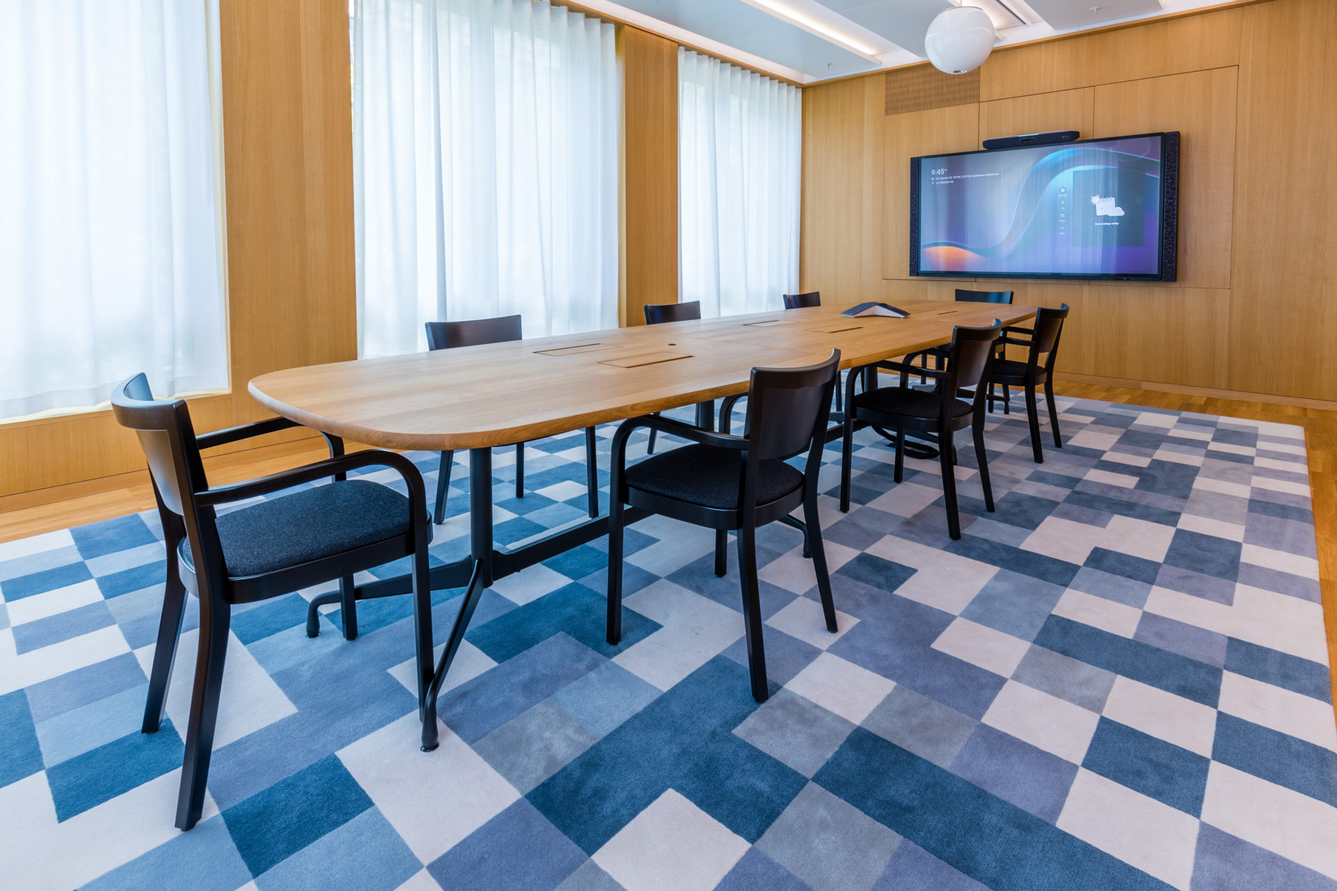 Avocor Installation in large meeting room