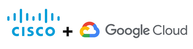 Cisco and Google Cloud Logo