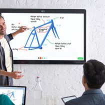 Cisco Spark board in meeting room