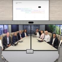 Cisco WebEx Room Panorama with 3 displays