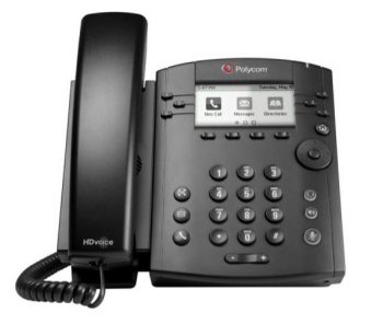 Polycom VVX 300 Series Business Media Phone Front View