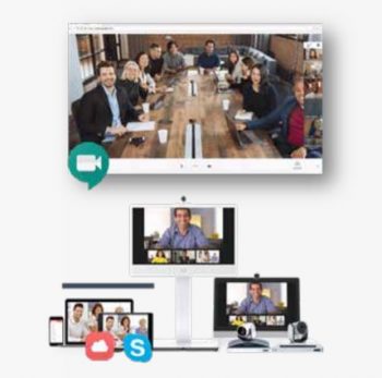 Videxio Hangouts Meet Interoperability